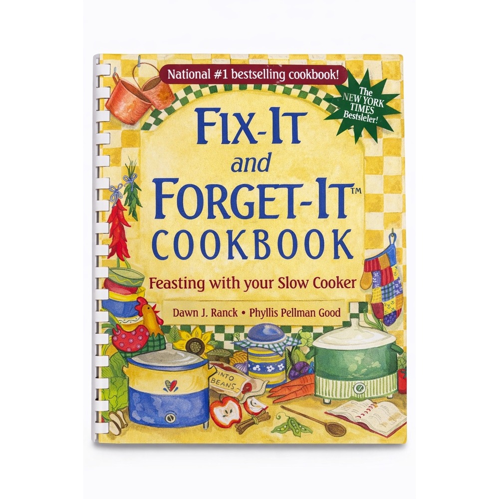Fix-It and Forget-It Cookbook Slow Cooker Recipes Ranck Good Spiral Bound Book